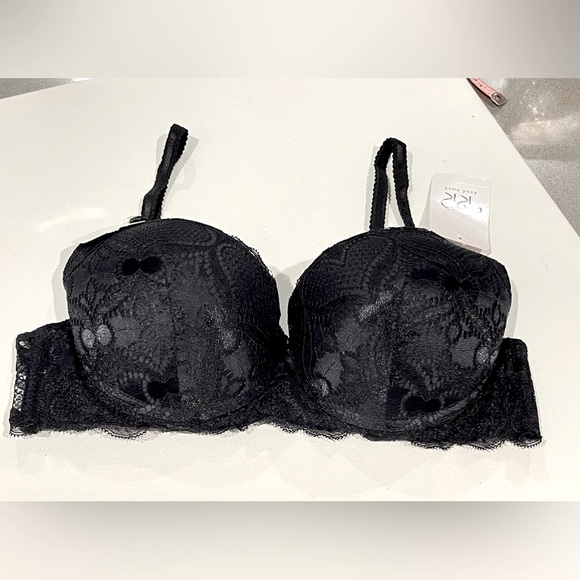 🎀RENÉ ROFÉ🎀 Oh My Heart Lace Bra - Size 36C Extreme Push-Up Bra🎀 - Picture 3 of 8